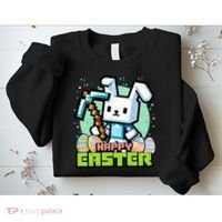Happy Easter Bunny Gaming Sweatshirt thumb 2