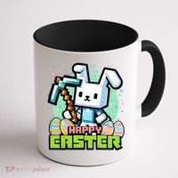 Happy Easter Bunny Gaming Coffee Mug thumb 1