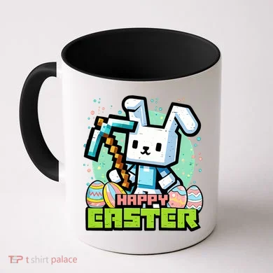 Happy Easter Bunny Gaming Coffee Mug