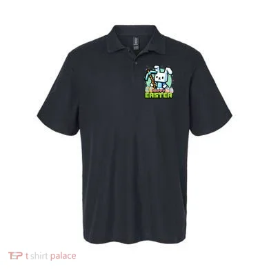 Happy Easter Bunny Gaming Polo