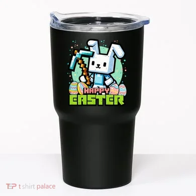 Happy Easter Bunny Gaming Tumbler