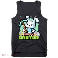 Happy Easter Bunny Gaming Tank Top thumb 0