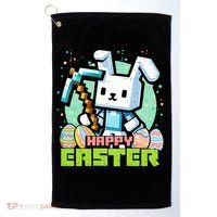 Happy Easter Bunny Gaming Golf Towel thumb 0