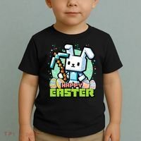 Happy Easter Bunny Gaming Toddler T-Shirt thumb 2