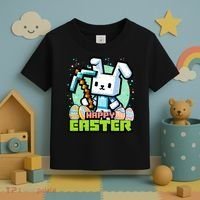 Happy Easter Bunny Gaming Toddler T-Shirt thumb 3