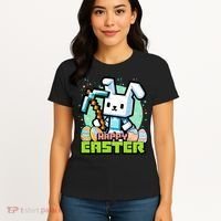 Happy Easter Bunny Gaming Women's T-Shirt thumb 4