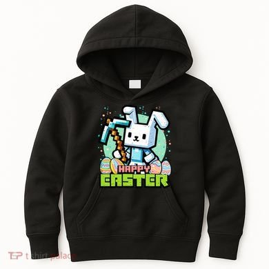 Happy Easter Bunny Gaming Kids Hoodie
