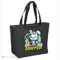Happy Easter Bunny Gaming Tote Bag thumb 2