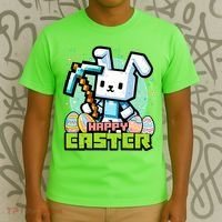 Happy Easter Bunny Gaming T-Shirt thumb 3