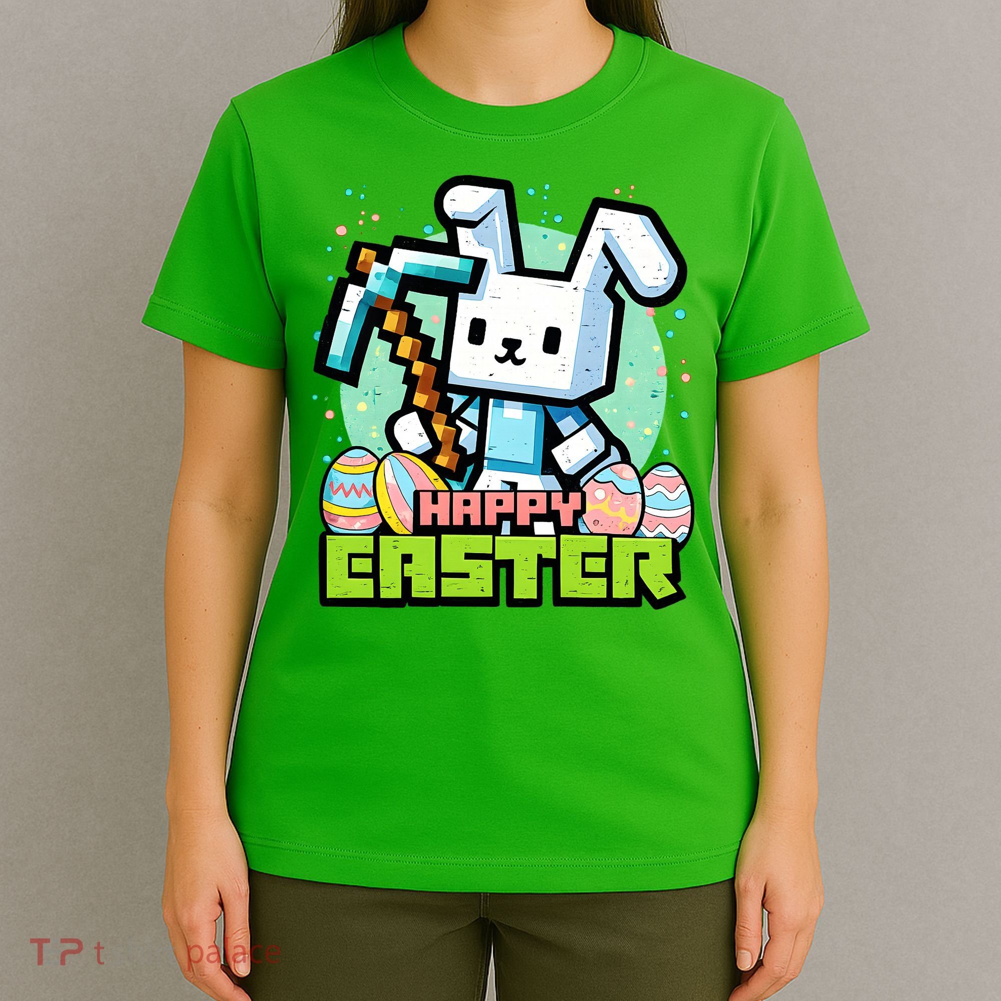 Happy Easter Bunny Gaming T-Shirt