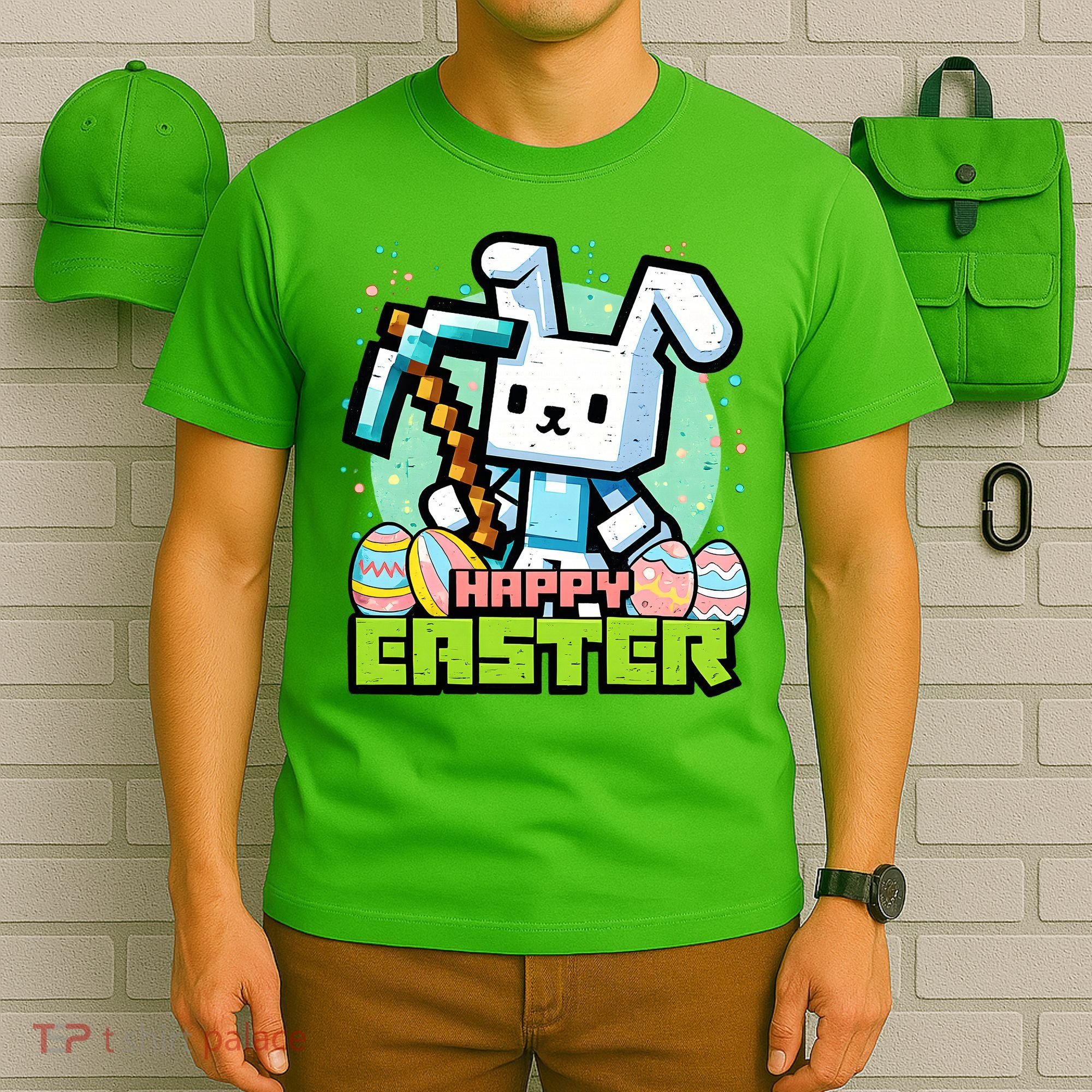 Happy Easter Bunny Gaming T-Shirt