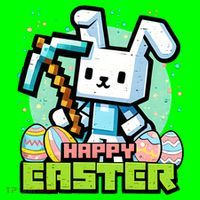 Happy Easter Bunny Gaming Button thumb 1
