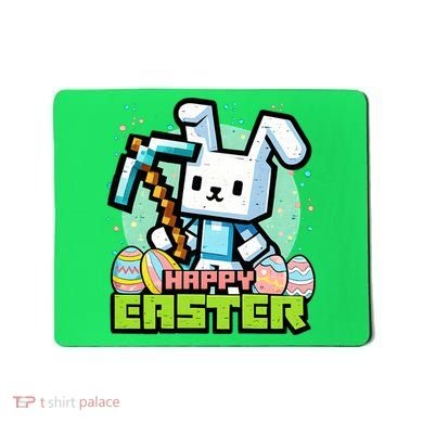Happy Easter Bunny Gaming Mousepad