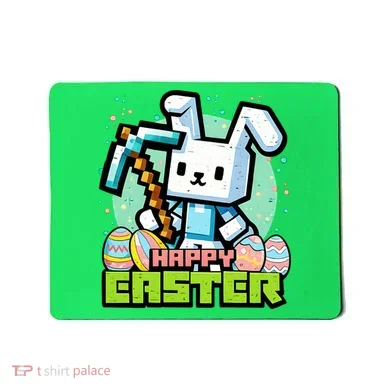 Happy Easter Bunny Gaming Mousepad