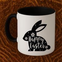 Happy Easter Bunny Gift Coffee Mug thumb 2