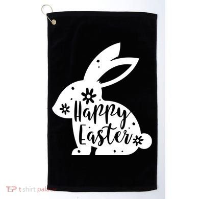 Happy Easter Bunny Gift Golf Towel