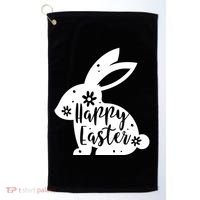 Happy Easter Bunny Gift Golf Towel thumb 0