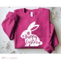 Happy Easter Bunny Gift Sweatshirt thumb 2