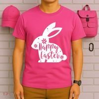 Happy Easter Bunny Gift T-Shirt thumb 6