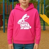 Happy Easter Bunny Gift Kids Hoodie thumb 2