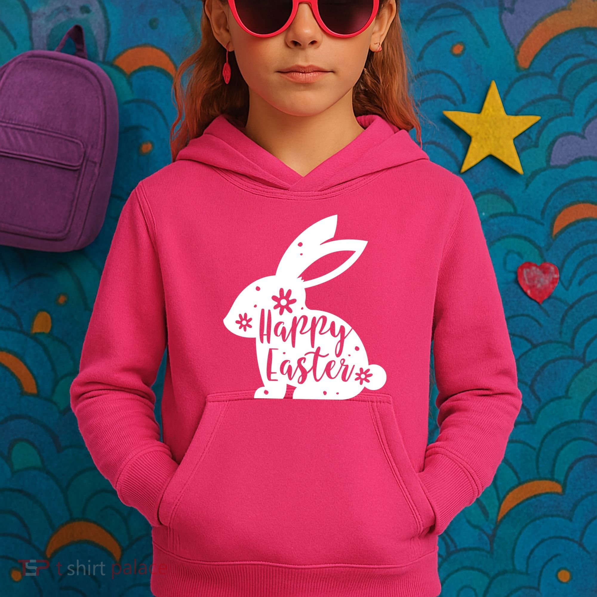 Happy Easter Bunny Gift Kids Hoodie