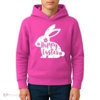 Happy Easter Bunny Gift Kids Hoodie thumb 4