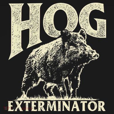 Hog Exterminator Boar Hunting Wild Hog Hunter Yupoong Adult 5-Panel Trucker Hat