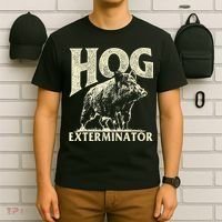 Hog Exterminator Boar Hunting Wild Hog Hunter T-Shirt thumb 6