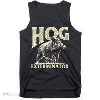 Hog Exterminator Boar Hunting Wild Hog Hunter Tank Top thumb 0