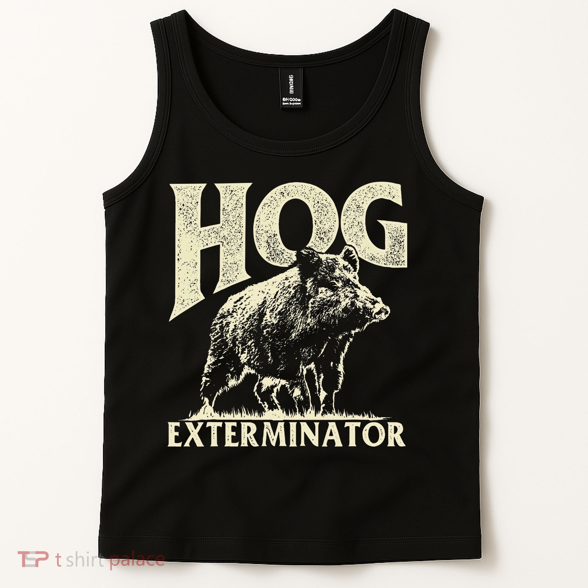 Hog Exterminator Boar Hunting Wild Hog Hunter Tank Top