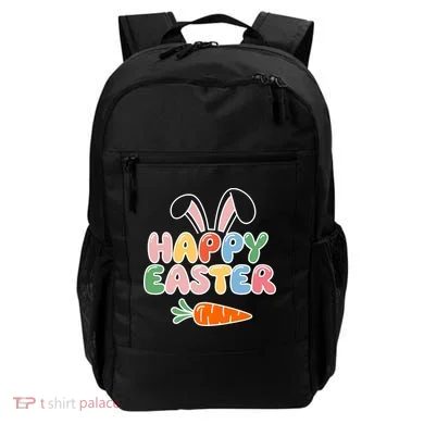 Happy Easter Bunny Ears Backpack