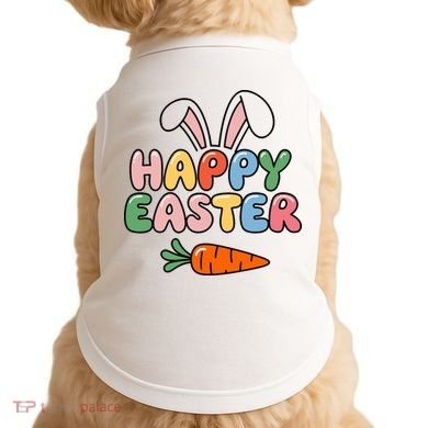 Happy Easter Bunny Ears Doggie Tank