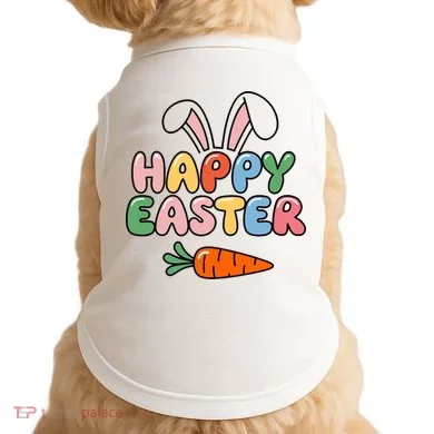 Happy Easter Bunny Ears Doggie Tank