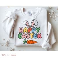 Happy Easter Bunny Ears Sweatshirt thumb 2