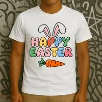 Happy Easter Bunny Ears T-Shirt thumb 3