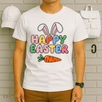 Happy Easter Bunny Ears T-Shirt thumb 6