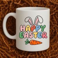Happy Easter Bunny Ears Coffee Mug thumb 2