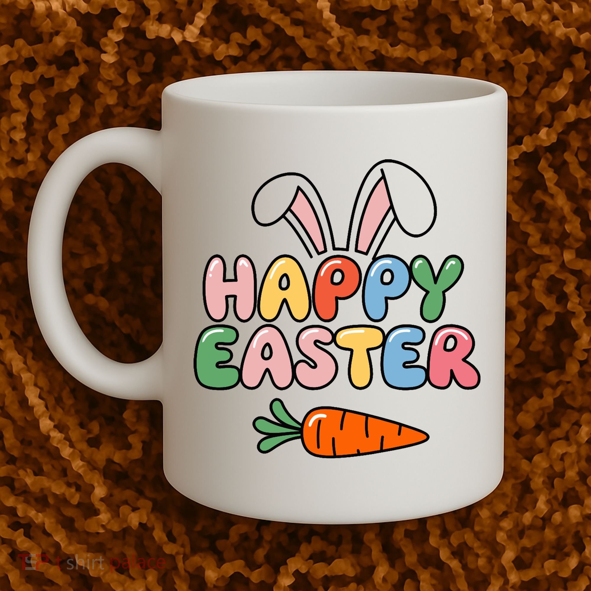 Happy Easter Bunny Ears Coffee Mug