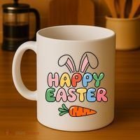 Happy Easter Bunny Ears Coffee Mug thumb 4