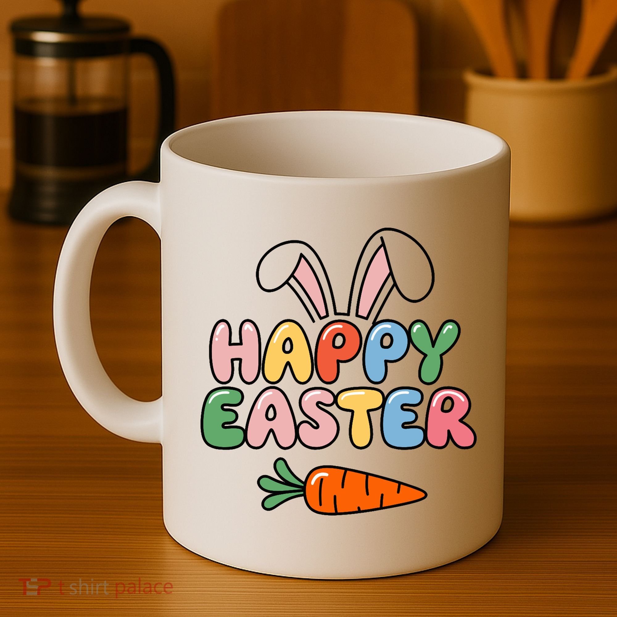 Happy Easter Bunny Ears Coffee Mug