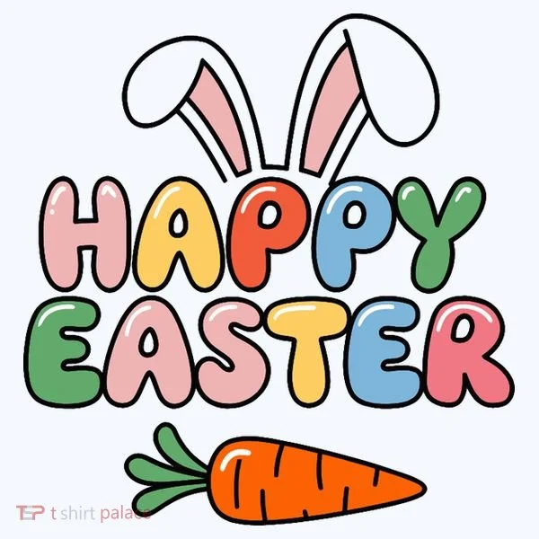 Happy Easter Bunny Ears Polo