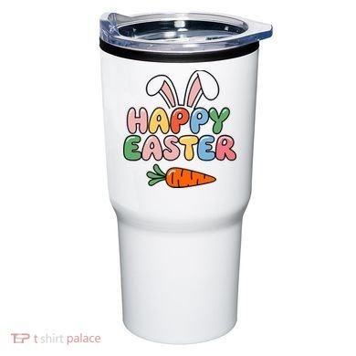 Happy Easter Bunny Ears Tumbler
