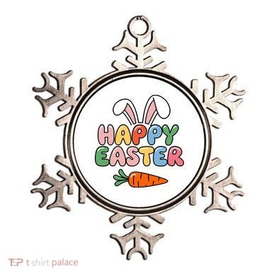 Happy Easter Bunny Ears Ornament