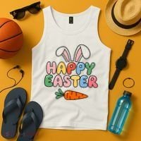 Happy Easter Bunny Ears Tank Top thumb 4