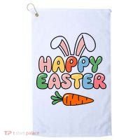 Happy Easter Bunny Ears Golf Towel thumb 0