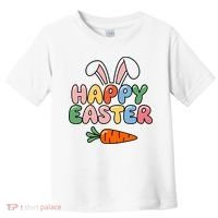 Happy Easter Bunny Ears Toddler T-Shirt thumb 0