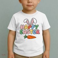 Happy Easter Bunny Ears Toddler T-Shirt thumb 2