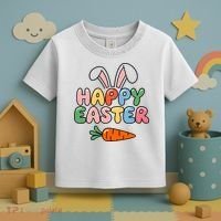 Happy Easter Bunny Ears Toddler T-Shirt thumb 3