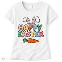 Happy Easter Bunny Ears Women's T-Shirt thumb 0