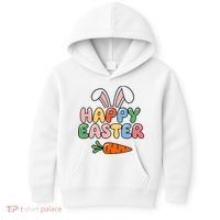 Happy Easter Bunny Ears Kids Hoodie thumb 0